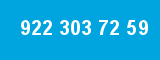 922 303 72 59